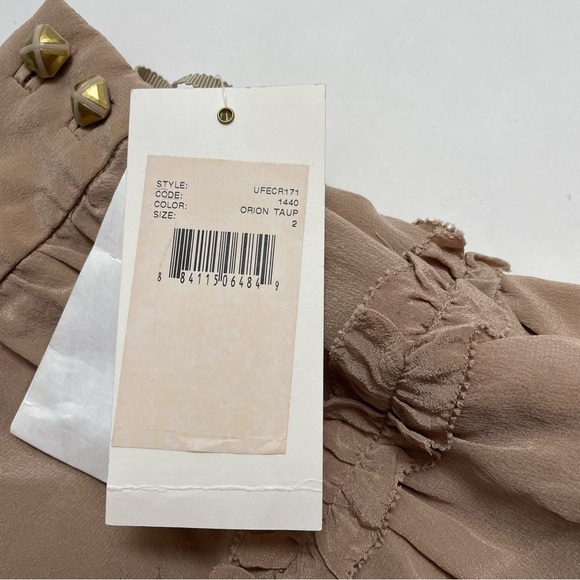 NWT ANTHRO LEIFSDOTTIR layered silk mini skirt - Picture 3 of 7